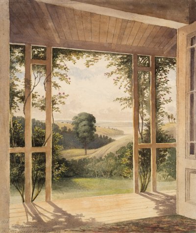 Auckland, desde la Veranda de la Cabaña del Sr. Reader Woods de John Kinder